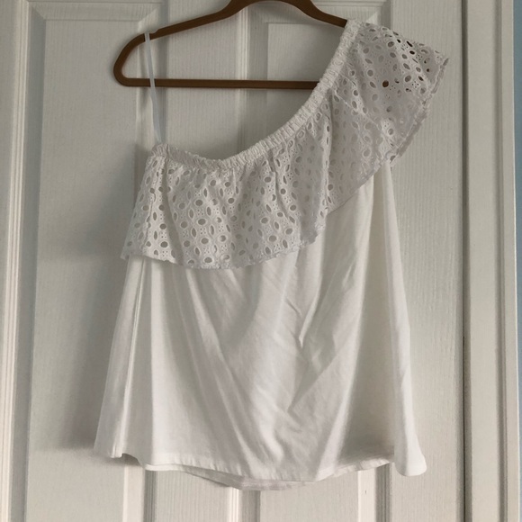 Loft one shoulder blouse - Picture 1 of 1